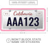 2 Pack Silicone License Plate Frame Front Back License Plate Cover License Plate Bracket Holder Rust-Proof, Rattle-Proof, Weather-Proof, for US CA...