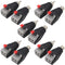 Speaker Phono Wire Cable to Audio Male Female RCA Connector Adapter Plug Jack 10 Pack (5 Male and 5 Female)...