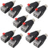 Speaker Phono Wire Cable to Audio Male Female RCA Connector Adapter Plug Jack 10 Pack (5 Male and 5 Female)...