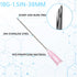 100-Pack 1-1/2 Inch 18Ga Luer Lock Needle with Cap Science Lab Supplies Individually Sealed...