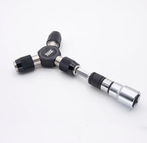711L Hex Bit and Square Drive Socket 2 in 1 Extension - Swap Sockets in For Screwdriver Bits With A Flick of Fingers - 2PCS...