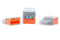 IDEAL Electrical 30-1033P Orange in-Sure Push-in 3-Port Connectors (100-Pack)...