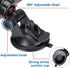 Car Rear View Mirror with Suction Cup, Anti Glare Wide Angle HD Auto Inside Rearview Mirror, 360 Degrees Adjustable Reduce Blind Spots, Universal ...