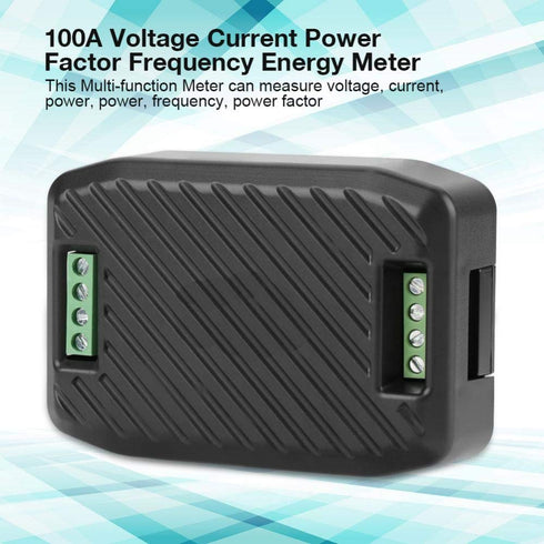 AC Current Voltage Power Energy Frequency Power Factor Communication Module Meter 100A Ammeter Voltmeter Multimeter Voltage Current Power Factor F...
