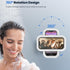Waterproof Shower Phone Holder, 480° Rotatable Retractable Phone Stand Case with Aroma Strip for Bathroom Wall Mirror Bathtub Kitchen, Compatible ...