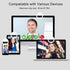 Selfie Ring Light, QIAYA Portable Clip Selfie Light with 36 LED for Smart Phone Photography, Camera Video...