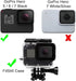 FitStill Double Lock Waterproof Housing for Go Pro Hero 2018/7/6/5 Black, Protective 45m Underwater Dive Case Shell with Bracket Accessories for G...