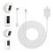 1 Pack - 16Ft/5m Charge Cable with Compatible with Ring Spotlight Camera Plus/Pro USB Plug Power Adapter Type C Charge Cable to Barrel Ring DC Plu...