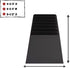 1InTheOffice Desktop File Organizer Vertical, Mail Organizer, 7 Compartments Office File Sorter, 4-3/4" H x 8-3/4" W x 5-1/2" D, Plastic, Black...