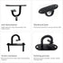 Resistance Band Wall Anchors - Workout Wall Mount Hooks, Ceiling Mounted Hook Exercise Station for BodyWeight Straps, Strength Training, Physical ...