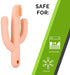 Cactus Teether, Baby Teething Toys for Babies 0-6 Months 6-12 Months, Self-Soothing Pain Relief Soft Baby Toothbrush for Babies, Toddlers, Infants...