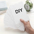 50 Pack Blank Kraft Cards Cardstock Thick Paper Brown Greeting Cards for DIY Gift Card Menus, Baby Shower and Wedding Invitations (White, 5x7IN)...