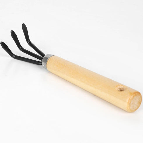 Worth Garden Hand Cultivator - Powder Coated Metal Hand & Wood Handle - Garden Hand Tool for Tilling Soil - T242A00...