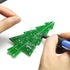 Adeept Colorful 3D Xmas Christmas Tree Led DIY Kits, 7 Color Flash RGB LED Circuit Electronic Assemble Funny Kits, STEM Project PCB Board for Stud...
