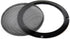 10" Universal Speaker Grille Mesh Cover, Round Decorative Ring Woofer Protection Grille Protective Cover for Cars Home Stereo DIY Accessories Blac...