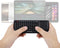 Gugxiom 2.4G Wireless Touchpad Keyboard, USB2.0 Mini Wireless Keyboard with 69 Backlight Keys, with Touch Pad, IR Indicator, Receiver and USB Cabl...
