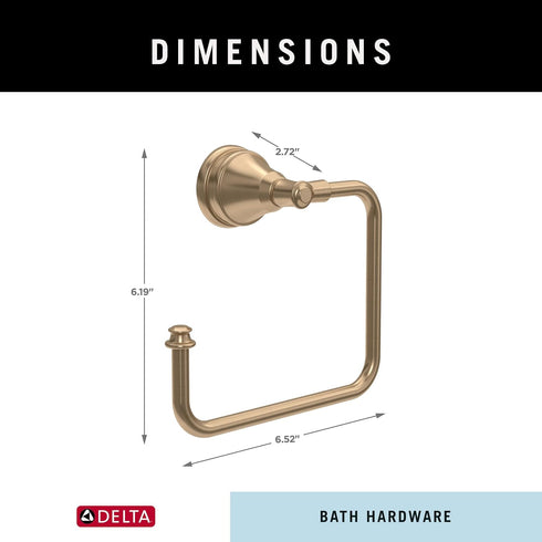 Delta MYN46-CZ Mylan -towel Ring, Champagne Bronze...
