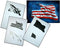AS-077 USA Flag Airbrush Stencil Template Step by Step Size M...