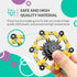GOMLIN. Transformable Fidget Spinners, 4 Pcs for Kids and Adults, Stress Relief,Sensory Toys for Boys and Girls Fingertip Gyros for ADHD Autism fo...