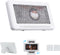 Waterproof Shower Phone Holder - Rotates and Adjustable Angle, Anti-Fog High Sensitivity Cover Mount Box for Smooth Wall Surfaces Where You Need O...
