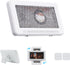 Waterproof Shower Phone Holder - Rotates and Adjustable Angle, Anti-Fog High Sensitivity Cover Mount Box for Smooth Wall Surfaces Where You Need O...