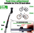RBRL Bike Kickstand 18mm Hole Spacing, Bike Stand Aluminium Alloy Adjustable Bicycle Kickstand, Rear Side Bicycle Kick Stand for 24''-29'' Mountai...