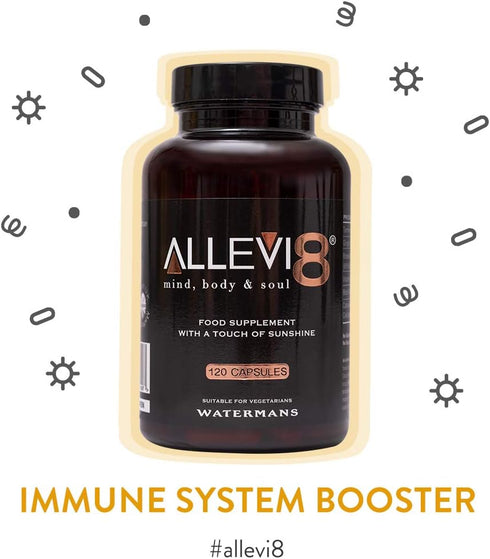 Allevi8 - Ayurvedic Medicine, Frankincense, Turmeric, Ginger, Black Pepper, Vitamin D3. 2 Months Supply in one tub. These Powerful Herbs were Used...