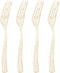 Goodluck 150 Pack Gold Glitter Plastic Forks, Heavy Duty Gold Glitter Forks Disposable, Gold Glitter Plastic Cutlery Perfect for Weddings, Parties...