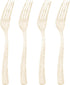 Goodluck 150 Pack Gold Glitter Plastic Forks, Heavy Duty Gold Glitter Forks Disposable, Gold Glitter Plastic Cutlery Perfect for Weddings, Parties...