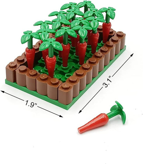Cropland Set Farm Field Accessories Building Blocks Brick Playset for 6 Year Old Boys Girls Harvest Seasonal Building Kits for Boys Kids 8-12...