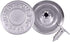 25mm Replacement Jean Buttons, Durable Tack Fastener No Sew Buttons with Back Pins Rivet for Denims, Jean, Jackets, Skirts, Silver, 10pcs Set...