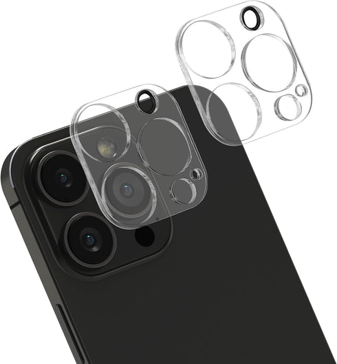 kwmobile Camera Lens Protector Compatible with Apple iPhone 14 Pro/iPhone 14 Pro Max (2 Pack) - Clear Tempered Glass Phone Lenses Protectors...