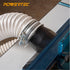 POWERTEC 70197 2-1/2 Inch Double Wire Hose Clamp with bolt, Adjustable Hose Clamps for Dust Collector, Dust Collection Hose and Dryer Vent Hose, P...