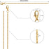 Lemonkey 24 Pack Necklace Chains Bulk,Gold and Silver Plated DIY Cable Link Chains for Jewelry Making 20 Inches...