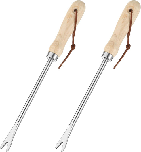 CHENGU 2 Pack Weeder Tool with Ergonomic Handle Manual Weeders Weed Puller Weeding Tool Garden Tools Gardening Tools for Lawn Garden Yard Farmland...