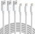 IDISON [MFi Certified iPhone Charger 3Pack 6FT, iPhone Charging Cable USB Fast Charging Cable High Speed Transfer Cord Compatible for iPhone/Pads....