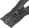YaHoGa 2PCS #10 32 Inch Separating Jacket Zippers for Sewing Coat Jacket Winter Coat Black Heavy Duty Large Molded Plastic Zippers Bulk (32" 2pcs)...