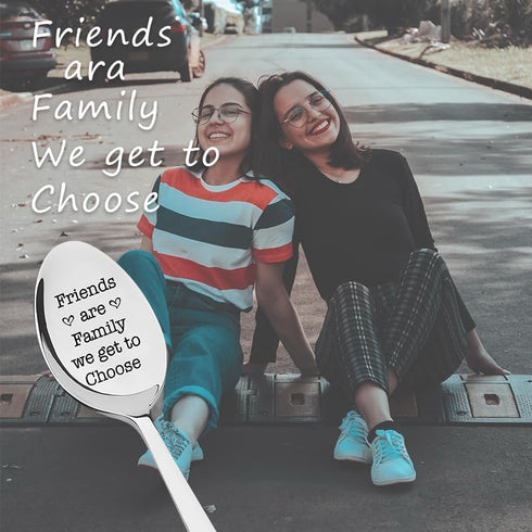 Friendship Gifts for Best Friend Bestie Brithday Graduation Gifts for BFF Friends Christmas Gift for Coffee Tea Lovers Friends Are Family We Get t...