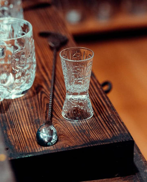 Crystal Double-Sided Jigger – Vintage 1930s Paris Hotel Bar Design (Gift Box Collection)...