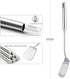 Stainless Steel Slotted Spatula,Cooking Utensil For Kitchen Use With Hollow Handle,Silver/14.9Inch...