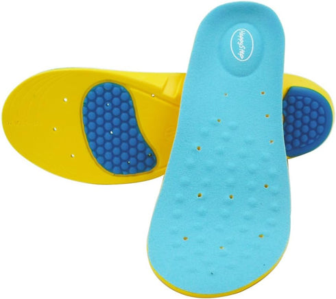 Happystep Memory Foam Sport Gel Shoe Insoles, Heel Cushioning and Shock Absorption (Size L: Men 8-12 or Women 9-14)...