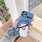 Shark Case for iPhone 14 Pro Max with Sling,for iPhone 14 Pro Max Case Funny Sharks,Blue Design Soft Bumper Protective Case Cover for iPhone 14 Pr...