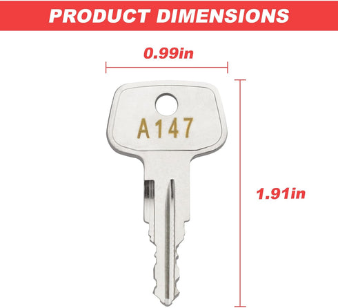 A147 SKS roof rack key,Replacement Keys for Yakima SKS Roof Racks,Crossbars,Carriers.(Code A147)...