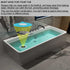 2PCS Bathtub Stopper Hair Catcher Kit, Bathtub Drain Strainer, Tub Stopper Plug Cover, Sink Filter, Silicone Drain Stopper for Bathroom, Laundry (...