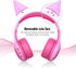 gorsun Bluetooth Kids Headphones with Microphone,Children's Wireless Headsets with 85dB Volume Limited Hearing Protection,Stereo Over-Ear Headphon...