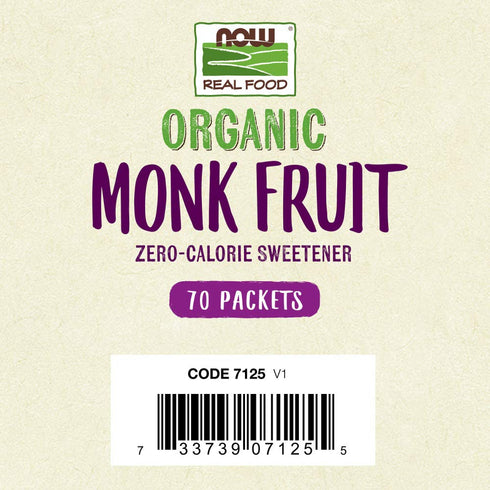 NOW Foods Monk Fruit Organic, 70 Packet...