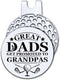 Great Dads Get Promoted to Grandpas Golf Ball Marker with Magnetic Hat Clip, Funny Golf Accessories and Golf Gifts for Men Dad Grandpa, Birthday f...
