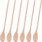 HANSGO 6PCS Long Handle Wooden Cooking Spoons, 14 Inch Long Wooden Spoons Wooden Tasting Spoons Large Cooking Spoons...