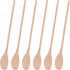 HANSGO 6PCS Long Handle Wooden Cooking Spoons, 14 Inch Long Wooden Spoons Wooden Tasting Spoons Large Cooking Spoons...