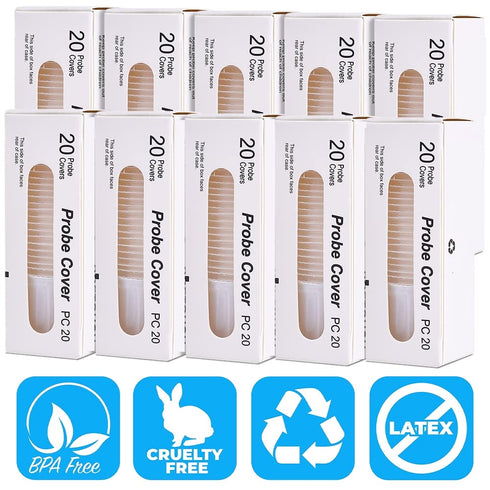 200X Ear Thermometer Probe Covers Lens Filters Refill Caps for All Braun Models, BPA Free and Disposable for Braun...